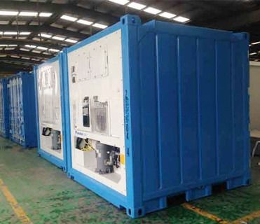 8ft DNV 2.7-1 Standard Offshore Reefer Container voor verse en bevroren goederen Sling Set Opties