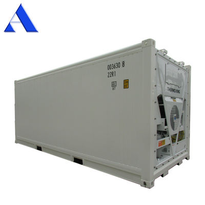 20ft Reefer Container Thermo King gekoelde koeler met externe afmetingen 606*244*259mm en 32CBM capaciteit