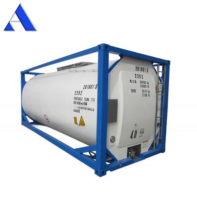 316L/SAN50028-7/WNr 1.4402/1.4404 Materiaal 25000 liter SS316L Vessel and Shell UN T11 20ft Ethanol ISO Tank Container