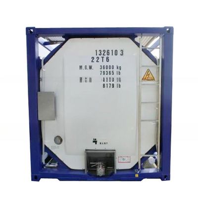 316L/SAN50028-7/WNr 1.4402/1.4404 Materiaal 25000 liter SS316L Vessel and Shell UN T11 20ft Ethanol ISO Tank Container