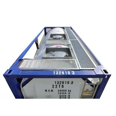 316L/SAN50028-7/WNr 1.4402/1.4404 Materiaal 25000 liter SS316L Vessel and Shell UN T11 20ft Ethanol ISO Tank Container
