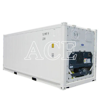 20ft Reefer Container Carrier Refrigerator Freezer of Frozen Dual Purpose met interne afmetingen