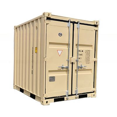 6.5ft Tricon Portable Storage Mini Box 6ft x 8ft Corten Steel Container voor opslag of verzending