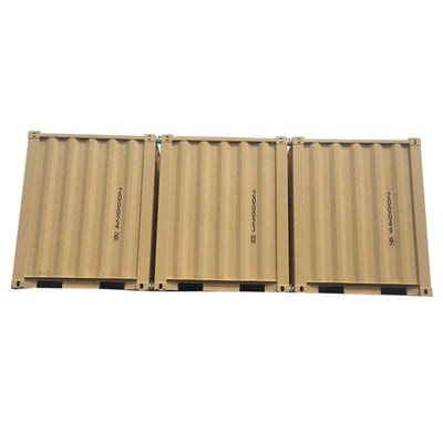 6.5ft Tricon Portable Storage Mini Box 6ft x 8ft Corten Steel Container voor opslag of verzending