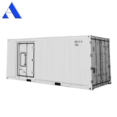 Doppeltemperatuur 2-kamer ISO 20ft Marine koelcontainer ISO gecertificeerd aluminium diepvriezer met Corten staal
