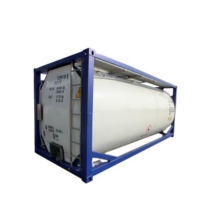 IMDG T4 Standaard staalmateriaal 20ft ISO brandstoftankcontainer 26000L capaciteit voor veilig diesel- en benzinevervoer