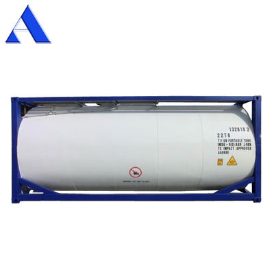 IMDG T4 Standaard staalmateriaal 20ft ISO brandstoftankcontainer 26000L capaciteit voor veilig diesel- en benzinevervoer