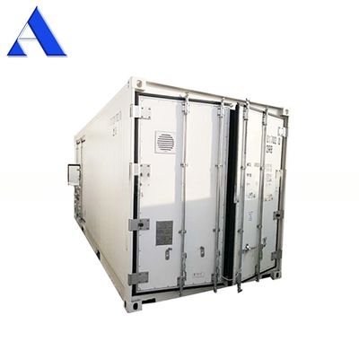 Doppeltemperatuur 2-kamer ISO 20ft Marine koelcontainer ISO gecertificeerd aluminium diepvriezer met Corten staal