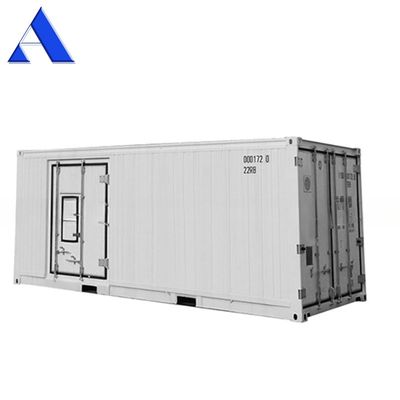 Doppeltemperatuur 2-kamer ISO 20ft Marine koelcontainer ISO gecertificeerd aluminium diepvriezer met Corten staal