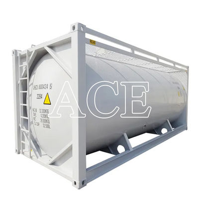 SPA-H Frame Material 20ft Bulk Cement ISO Trailer Transport Tank Container Q345B Staal Roestvrij staal Drukvat