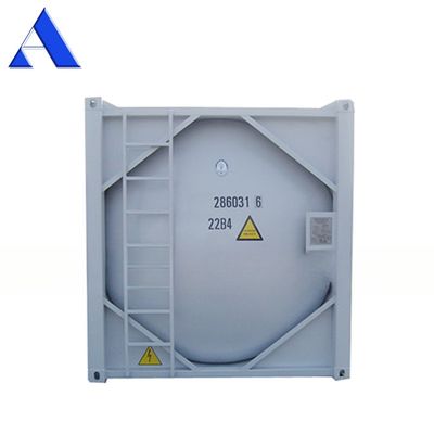 SPA-H Frame Material 20ft Bulk Cement ISO Trailer Transport Tank Container Q345B Staal Roestvrij staal Drukvat