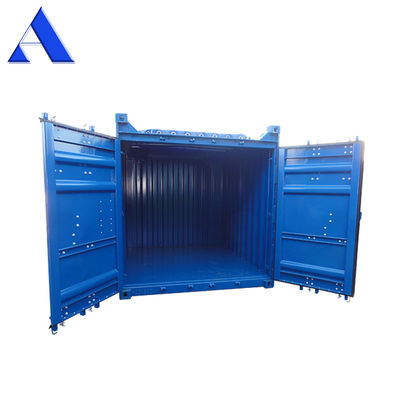 10ft DNV 2.7-1 standaard open top droogcontainer met tarpolin-deklaag staal offshorecontainer gecertificeerd door BV en CSC