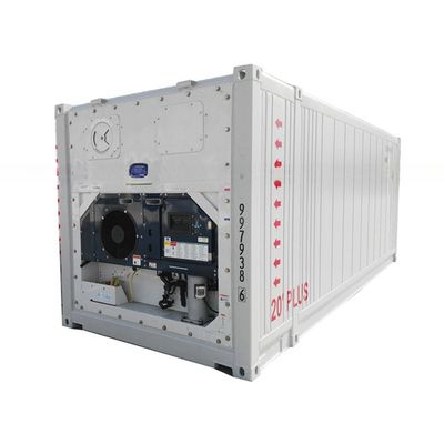Gepersonaliseerde afmeting 23ft BV gecertificeerde koelkastopslagcontainer -30- 30C Temperatuurbereik 380/440V