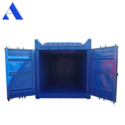 10ft DNV 2.7-1 Offshore open topcontainer met een traliebedekking voldoet aan de eisen van offshore olie- en gasplatforms