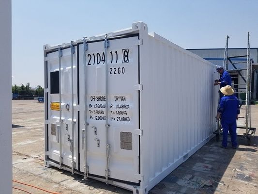 20ft Offshore Container DNV 2.7-1 Standaard 6m Olieboren Gesloten Doos 20ft Lengte Stalen vloer Optioneel Sling