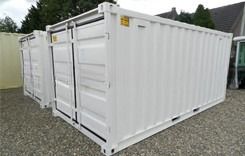 15 voet droog vrachtwagen Container voor vervoer Buitenaardse afmetingen 4550 x 2200 x 2260 mm Maximale nuttige lading 5000 kg