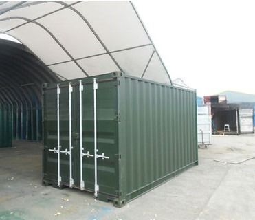 15 voet droog vrachtwagen Container voor vervoer Buitenaardse afmetingen 4550 x 2200 x 2260 mm Maximale nuttige lading 5000 kg
