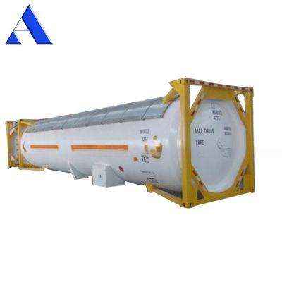40ft ISO-gastenkcontainer 52.5 CBM UN T50 voor gecomprimeerd vloeibaar LPG Chloor Ammoniak ISO-container met een hoge capaciteit