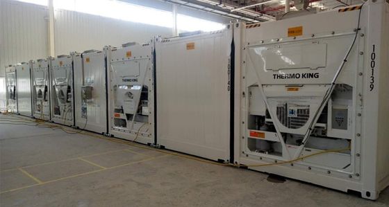 20ft 40ft Verplaatsbare koelkast Koelkamer Container -30 tot 30 Centigrade Temperatuur binnen Goedkeuring BV GL