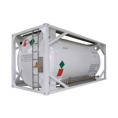 20 ton capaciteit 20ft lange transportcontainer ASME standaard VN T75 ISO cryogene LNG-tank voor aanpassing en transport