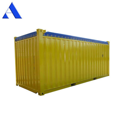 20ft zachte open top droog vrachtcontainer voor offshore-containers CSC gecertificeerd voor offshore-olie- en gasplatformtransport