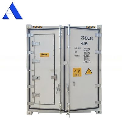 Stroage functie Dubbele achterkant swingdeur 40ft PU schuim geïsoleerd Reefer gekoeld lichaam verzending geïsoleerde container
