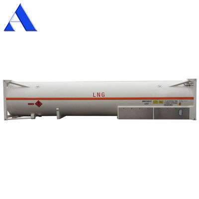 45 m3 ISO UN T75 Cryogene 40ft tankcontainer voor LNG Vloeibare zuurstof Koolstofdioxide LIN LOX LAR BV CSC gecertificeerd 18Bar