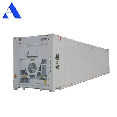 13114 x 2274 x 2554 mm Interne afmetingen 45ft hoge kubus Thermo King koelkast vriezer Koelkamer met BV-certificaat