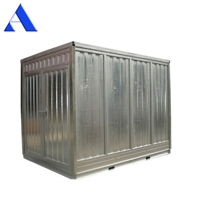 Scale Medium Duty 2m 3m 4m 5m 6m gegalvaniseerd staal mobiel draagbaar zelfopslagdoos Container voor sortering