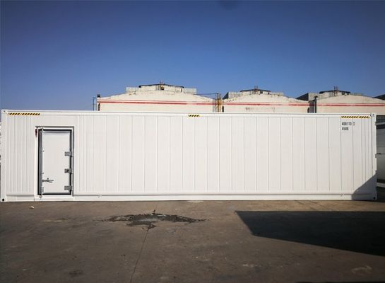 40ft koel iso-container met maximale lading 27580KG 28.4CBM Capaciteit Dubbele temperatuur Reefer vriezer en koeler