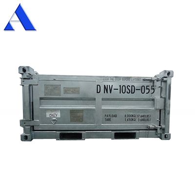 10ft DNV 2.7-1 Standard Offshore Cargo Baskets Halve hoogte Droge staalcontainer Open bovenkant 3 meter lengte Optioneel Halve hoogte