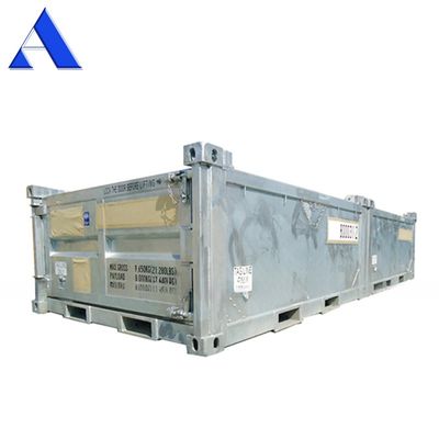10ft DNV 2.7-1 Standard Offshore Cargo Baskets Halve hoogte Droge staalcontainer Open bovenkant 3 meter lengte Optioneel Halve hoogte