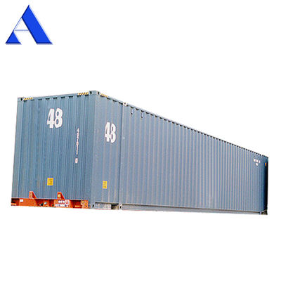 Standaard- en palletbreed 48ft HC-containers met uiterlijke afmetingen 14630 x 2438 x 2896 mm
