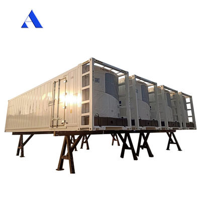 High Cube 40ft Diesel Electric Self Powered Reefer Container voor Land of Spoorweg Accessoires