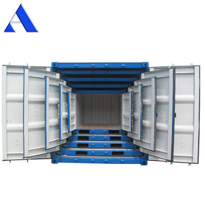 5 CBM Capaciteit Custom Color Mini Shipping Container Set met logo 5ft tot 10ft staal en Corten materiaal