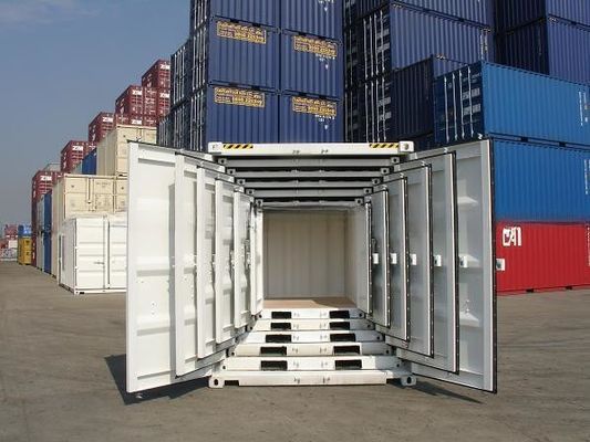 5 CBM Capaciteit Custom Color Mini Shipping Container Set met logo 5ft tot 10ft staal en Corten materiaal