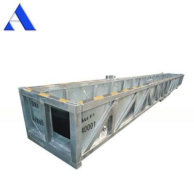 Maximaal nuttige lading 12000 KGS 39ft tot 76ft gegalvaniseerd LR Gecertificeerd DNV 2.7-1 Standaard Open Top DNV Offshore Cargo Basket
