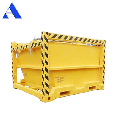 3.6 CBM DNV 2.7-1 Standaard gesloten dooscontainer Corten-A Offshore modderskips / afvalskips voor het snijden