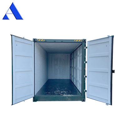 20ft hoge droge scheepvaartcontainer met kubus zijde deur gemaakt van staal Corten staal 6058 x 2438 x 2896 mm 33.2 CBM Capaciteit