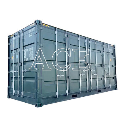 20ft hoge droge scheepvaartcontainer met kubus zijde deur gemaakt van staal Corten staal 6058 x 2438 x 2896 mm 33.2 CBM Capaciteit