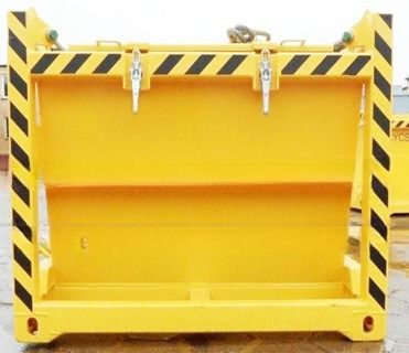 1115 KGS Tare Massa Offshore Cutting Mud Skip BV Certified Closed Container for Drilling -20 C Design DNV 2.7-1 Standard