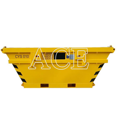 13ft DNV 2.7-1 Standaard staalcontainerschip Offshore Drilling Waste Skip BV Gecertificeerde lengte 13ft Lifting Angle 45C