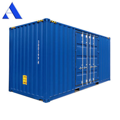 20ft hoge kubus zijdelingse opening scheepvaartcontainer met een open zijdelingse deur Externe afmetingen 6.058 x 2.438 x 2.896 M