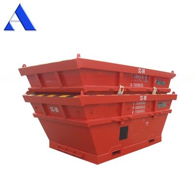 13ft DNV 2.7-1 Standaard staalcontainerschip Offshore Drilling Waste Skip BV Gecertificeerde lengte 13ft Lifting Angle 45C