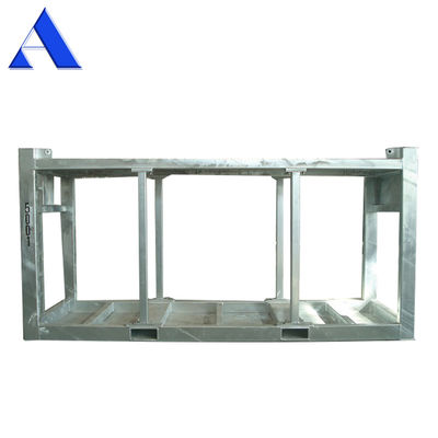 13ft 4meter DNV 2.7-1 Standaard gegalvaniseerde offshorecontainer Lifting Frame Skid 45 graden Sling Angle