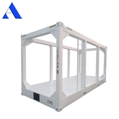 13ft 4meter DNV 2.7-1 Standaard gegalvaniseerde offshorecontainer Lifting Frame Skid 45 graden Sling Angle