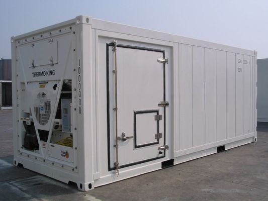Carrier Cooler 20ft Reefer Container met Side Door Aluminium Bottom Thermo King koelvriezer