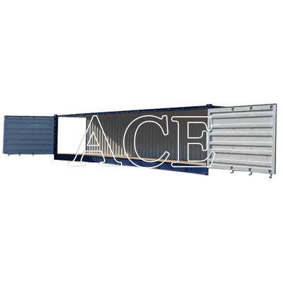 40ft 40 HQ open zijdeurcontainer met één zijde volop open intern afmetingen l x W x H mm 12031 x 2288 x 2547 mm