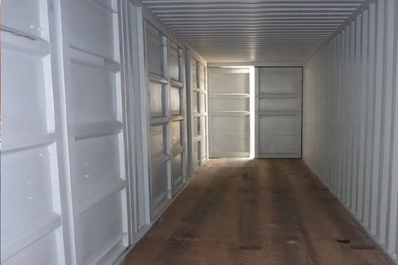 40ft 40 HQ open zijdeurcontainer met één zijde volop open intern afmetingen l x W x H mm 12031 x 2288 x 2547 mm