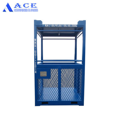 45C Lifting Angle 3CBM DNV 2.7-1 Steel Dry Container Offshore Personal Transfer Basket met CSC en BV Certificaten